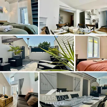 Plages à 9 Min - Parking X2 - Cour Sans Vis à Vis - La Fourasine *